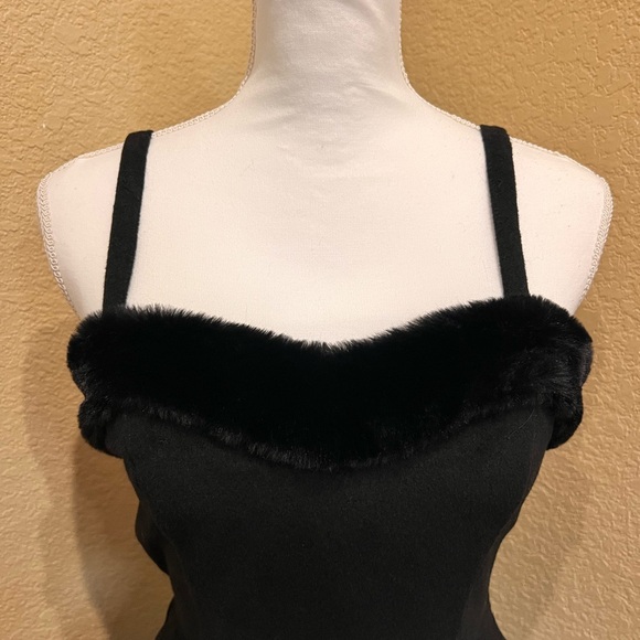 Unique Vintage Black Mini Dress - Picture 2 of 6